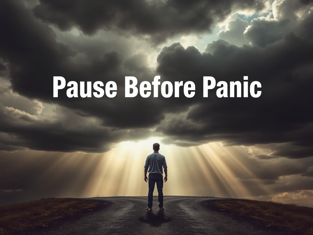 Pause Before Panic
